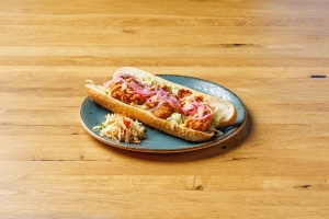 Stokbroodje kip krokant - Wegrestaurant Frans op den Bult in Deurningen nabij Hengelo, Oldenzaal, Enschede